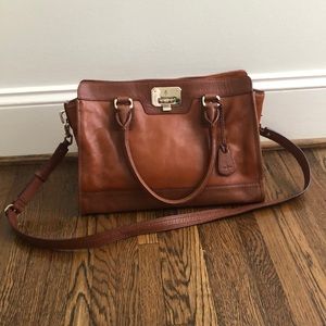 Cole Haan Brown Leather Satchel